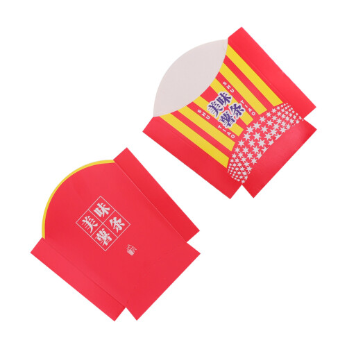 200Pièces Boîtes Snack En Papier Colorées Usage Multiple Jetables 2