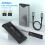 M.2  NVME Dual Protocol SSD Enclosure Dual Bay &NVME SSD Case 10Gbps USB Type C SSD Case M.2 Hard Disk Box 10