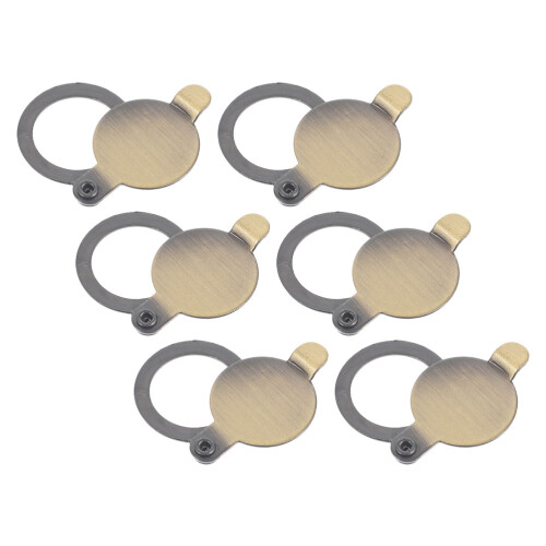 18Pièces Cache-Œil Porte Cuivre Protection Intimité Maison 2