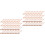 96Pièces Couverts Jetables Rose Gold Pour 3