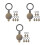18Pièces Cache-Œil Porte Cuivre Protection Intimité Maison 5