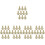 50Pcs Iron Lamp On/off Switch Knobs Screw on Golden Replacement 5