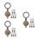 18Pièces Cache-Œil Porte Cuivre Protection Intimité Maison 7