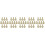 50Pcs Iron Lamp On/off Switch Knobs Screw on Golden Replacement 9