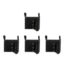 4Pcs Waterproof PU Chair Storage Bags with Cup Holder and Phone Pocket
