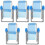 5Pcs Micro Landscape Blue Miniature Folding Beach Chair for Decoration 4