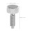 2Pcs Knurled Handle Stainless Steel Spring Loaded Retractable Plungers 3