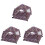 3Pièces Animaux Portable Café Pour Voyages Expositions 1