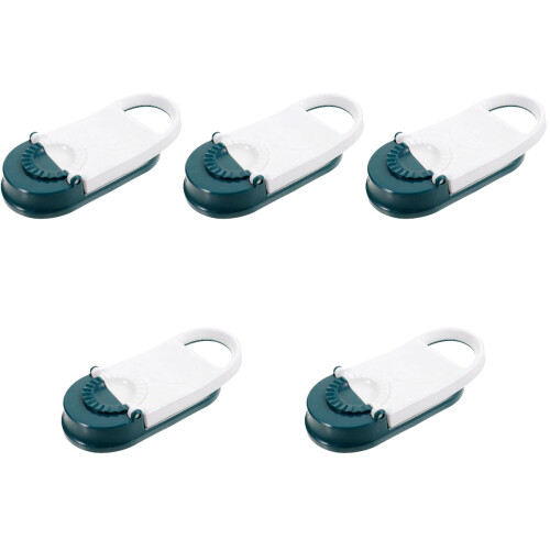 5Pcs Practical White Dumpling Maker Press Kitchen Dough Presser Tool 1