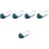 5Pcs Practical White Dumpling Maker Press Kitchen Dough Presser Tool 3