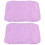 2Pièces Protège-Table À Bébé Violet Facile D'entretien 5