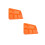 2Pièces Plat Compartimenté Orange En Facile À 1