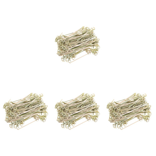 400Pièces Bâtonnets Bambou Multi Couleur Pour Présentation Buffet