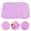 2Pièces Protège-Table À Bébé Violet Facile D'entretien 10