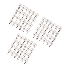 150Pcs White Simulated Pearls for DIY Jewelry Making Earring Pendants