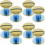 8 Pcs Titanium Belt Screws Fabric Pure Titanium 6