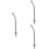 3Pièces Bâton Nettoyeur Pression Métal Durable Multi Usage 6