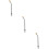 3Pièces Bâton Nettoyeur Pression Métal Durable Multi Usage 9
