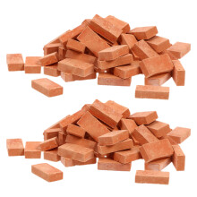 200Pcs Small Miniature Clay Bricks for Creative Dollhouse Accessories