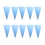 30Pcs Textured Sky-Blue Icing Bags for Precise Pastry Decoration 1