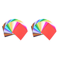 80Pcs Manual DIY Material Felt Sheets Easy to Assorted