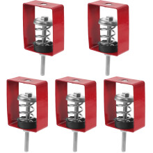 5Pièces Amortisseur Ressort Rouge Pour Machine Plafond Galvanisé
