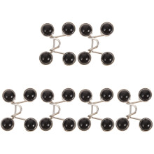 6 Pcs Detachable Creative Jeans Buttons Fasteners Trousers Clip
