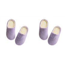 2Pcs Cozy Winter Slippers Multi Color Indoor Home Shoes