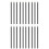 200Pcs Practical White Disposable Eyeliner Brushes for Easy Eye Makeup 5