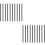 200Pcs Practical White Disposable Eyeliner Brushes for Easy Eye Makeup 6