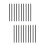 200Pcs Practical White Disposable Eyeliner Brushes for Easy Eye Makeup 7