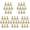 50Pcs Iron Lamp On/off Switch Knobs Screw on Golden Replacement 1