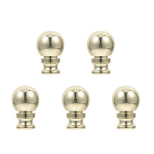 5Pcs Aluminum Alloy Gold Lamp Finial Caps for Lamp Shade Decoration
