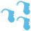 3Pcs ABS Car Driving Sleep Alarm Ergonomic Blue Ear Hook Device 6