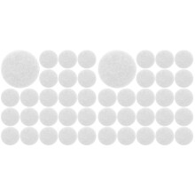 1000Pcs White Adhesive Felt Pads DIY Materials for Clothing Decor