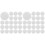 1000Pcs White Adhesive Felt Pads DIY Materials for Clothing Decor 1