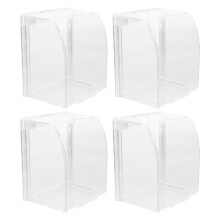 4Pièces Couvre-Prises Étanches Transparent ABS Protection Sécurisée