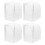 4Pièces Couvre-Prises Étanches Transparent ABS Protection Sécurisée 1
