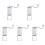 5Pcs Hand Coffee Grinder Portable Manual Mill Assorted Colors Kitchen 1