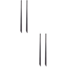 4Pcs Natural Black Ebony Hairpins Hair Bun Sticks for Daily Decoration
