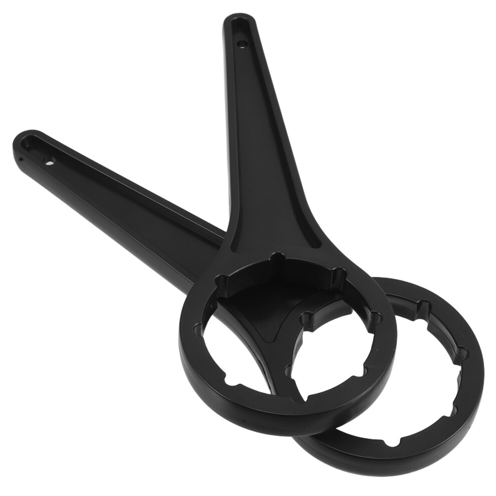 2Pcs Durable Plastic Bucket Wrench Lid Opener For Home Use Black 3713519458671