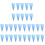 30Pcs Textured Sky-Blue Icing Bags for Precise Pastry Decoration 2