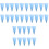 30Pcs Textured Sky-Blue Icing Bags for Precise Pastry Decoration 3