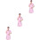 3Pcs Pink Cotton Pharmacy Coat Slim Designed Uniform for Workplace 5