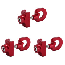 3Pcs Chain Tensioner Red Alloy Fastener Bolt for Bike Single Chain