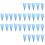 30Pcs Textured Sky-Blue Icing Bags for Precise Pastry Decoration 6