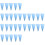 30Pcs Textured Sky-Blue Icing Bags for Precise Pastry Decoration 7