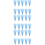 30Pcs Textured Sky-Blue Icing Bags for Precise Pastry Decoration 8