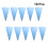 30Pcs Textured Sky-Blue Icing Bags for Precise Pastry Decoration 10