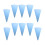30Pcs Textured Sky-Blue Icing Bags for Precise Pastry Decoration 11